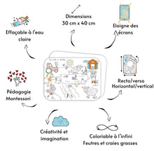 Charger l'image dans la galerie, Set de table coloriable - Dino