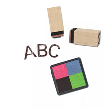 Charger l'image dans la galerie, Tampons bois - Mini alphabet et chiffres