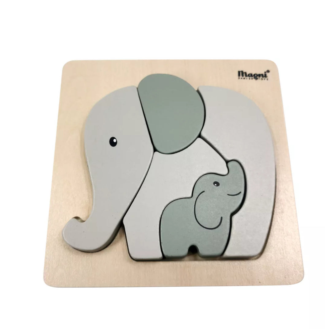 Puzzle bois - ELEPHANT SAUGE