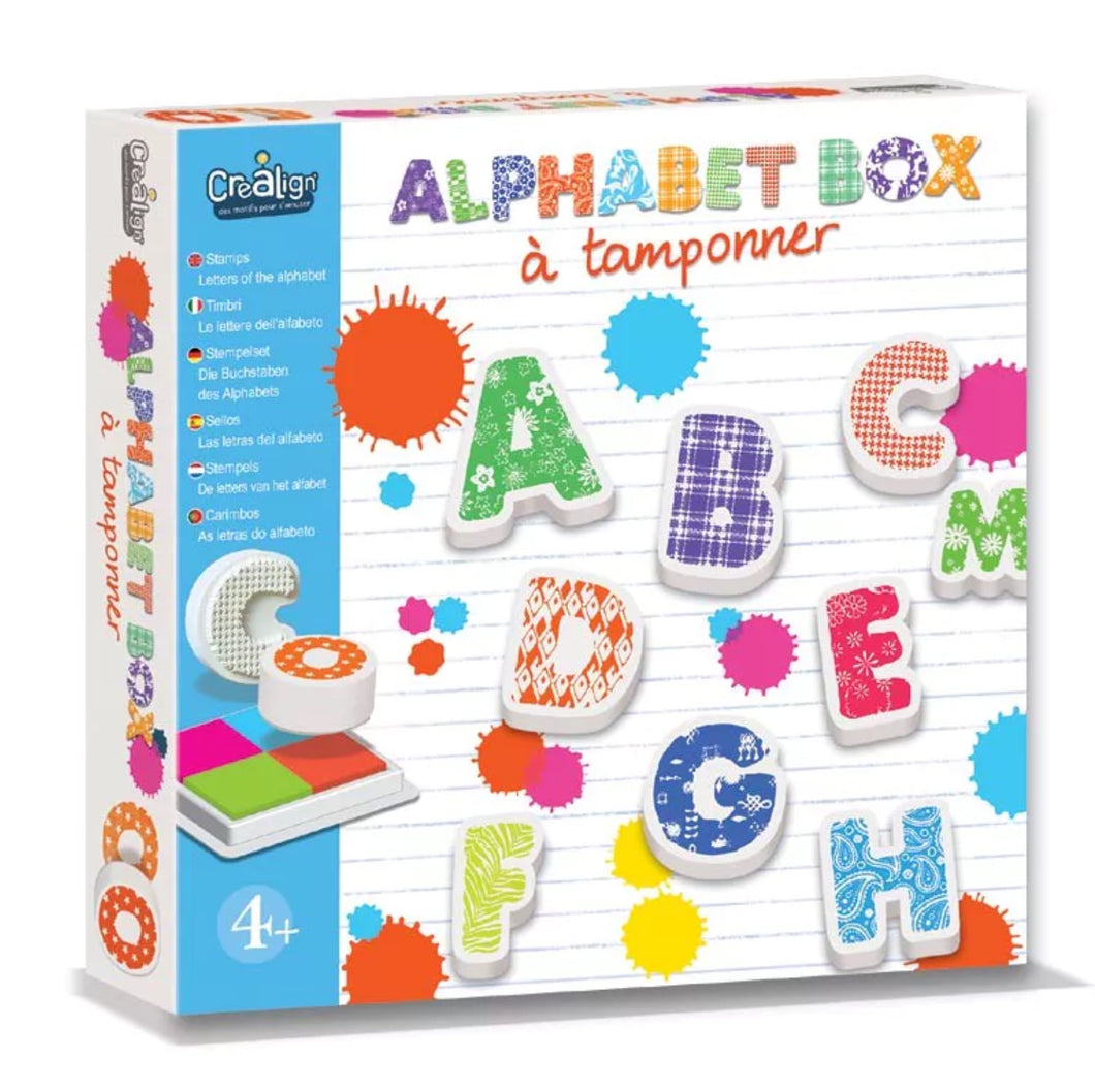 Alphabet box à tamponner