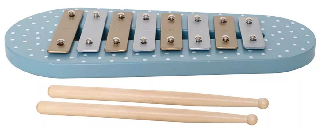 Xylophone en bois -  Bleu