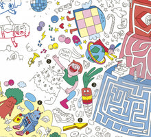 Charger l&#39;image dans la galerie, Poster géant à colorier - Games + crayon
