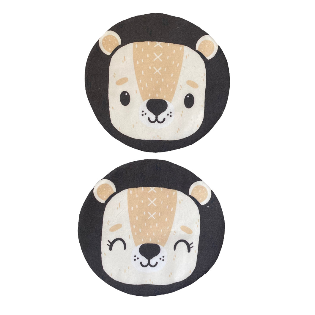 Lingettes lavables - Lion