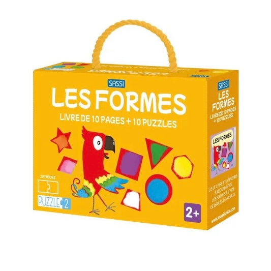 Puzzles et livre - Les formes